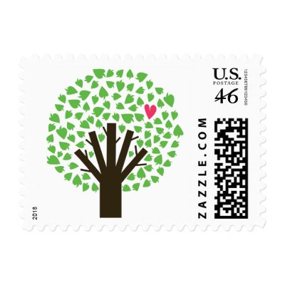 Abstract Tree Hugger Stamps by earthdayshirtsgifts