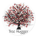 Abstract Tree Hugger Stickers/Envelope Seals