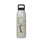 Abstract Tree Liberty Bottle Reusable Water Bottles