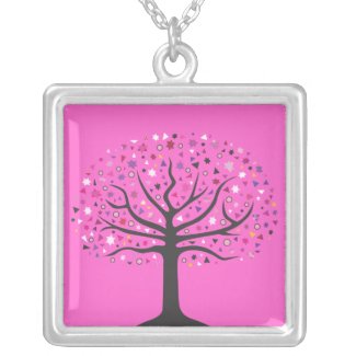 Abstract Tree of Life Bat Mitzvah Gift Necklace necklace