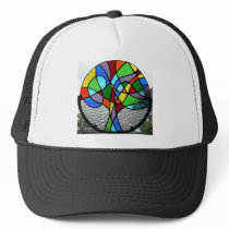 Abstract Tree of Life hats by NeilsGlass Abstract Tree of Life hats