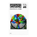 Abstract Tree of Life postage
