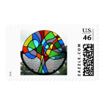 Abstract Tree of Life postage