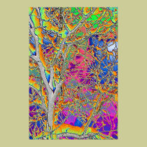 Abstract Tree posters