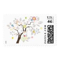 Abstract Tree Stamp