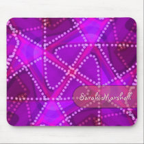 Abstract Triangle Dots Art Mousepad