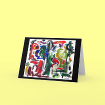 Abstract Typical Day  cards