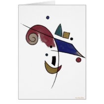 Abstract Venedig Card