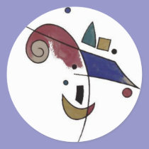Abstract Venedig Sticker