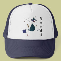 Abstract Verdi Hat by norman888 Abstract Verdi Hat