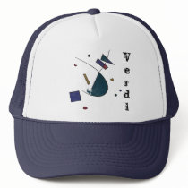 Abstract Verdi Hat