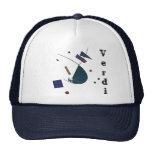 Abstract Verdi Hat