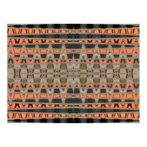 Abstract Vibe Orange posters