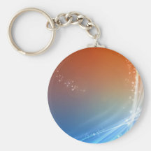 Abstract Vibrant Hot and Cold Keychains