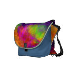 Abstract Vibrant Multicolor Glass Shards Messenger Bags