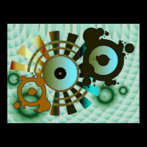 Abstract ViNYL Poster posters