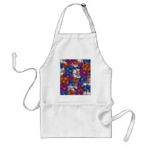 Abstract Violets - Apron by bontondesigns Abstract Violets - Apron