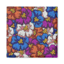 Abstract Violets - Magnet #1