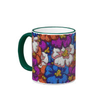 Abstract Violets - Mug #2