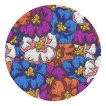 Abstract Violets - Sticker