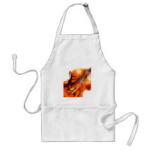 Abstract Violin Art Aprons