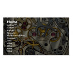 Abstract Watch gears Business Cards