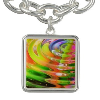 Abstract Water Color Ripples Bracelet