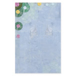 abstract water lilies stationery