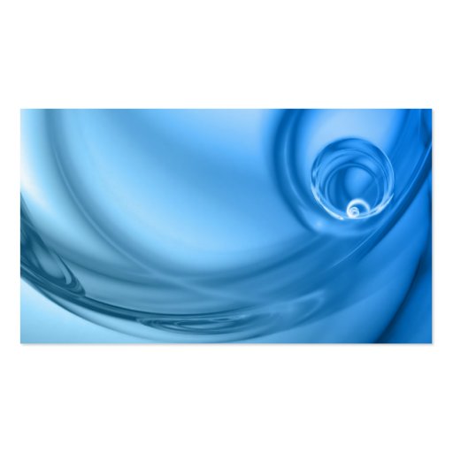 Abstract Water Swirl Textured Business Card Templates (back side)