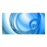Abstract Water Swirl Textured photo cards