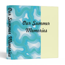 Abstract Watery Ripples Photo Binder binders