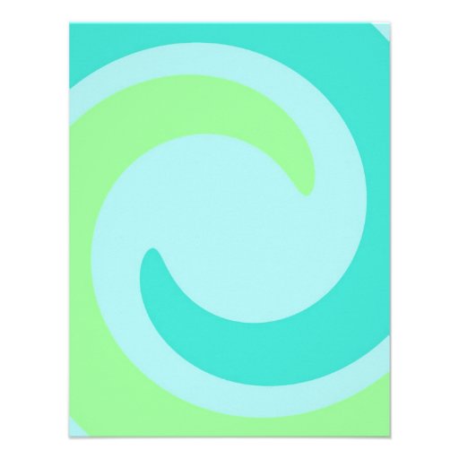 ABSTRACT WAVE Retro POOL Beach Party Invitation