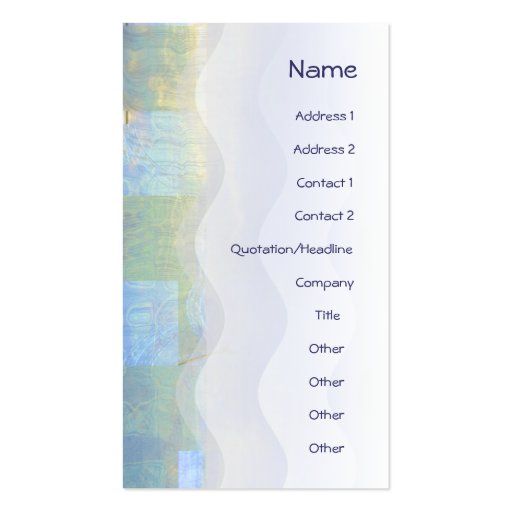 Abstract Waves Business Card