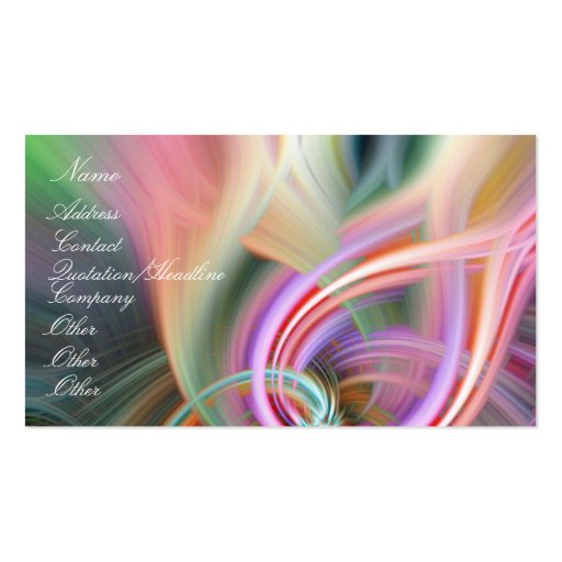 Abstract Waves Business Cards