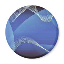 Abstract Waves On A Blue Background magnets by lifesphere Abstract Waves On A Blue Background magnets