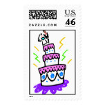 Abstract Wedding Cake Stamps