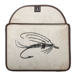 Abstract Wet Fly Lure Macbook Pro Sleeve