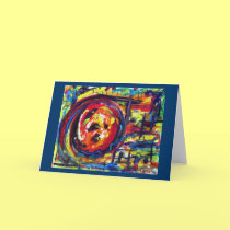 Abstract Wheel of Life  cards
