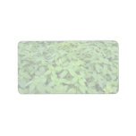 Abstract Wild mint leaves Personalized Address Label