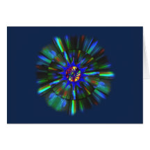 Abstract Winter Solstice Card