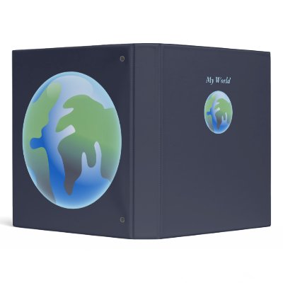 Abstract World Binder by prawny