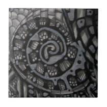 Abstract Worlds Decorative tile