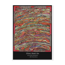 Abstract Worlds Postcard