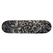 Abstract Worlds Two Skateboard