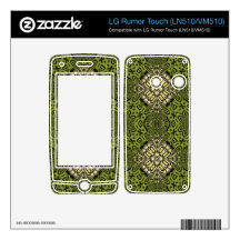 abstract yellow pattern LG rumor touch skin