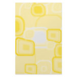 Abstract Yellow Square Stationary Custom Stationery