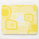 Abstract Yellow Squares Mousepad
