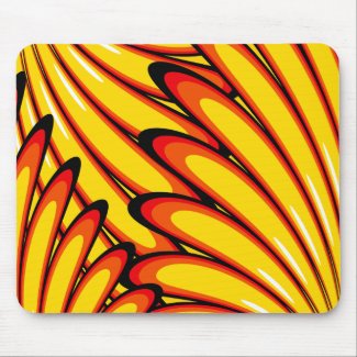 abstract yellow sunflowers mousepad mousepad
