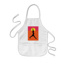 Abstract Yoga Pose Aprons