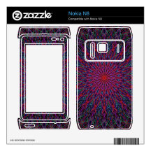 Abstract Zazzle Skin For Nokia N8